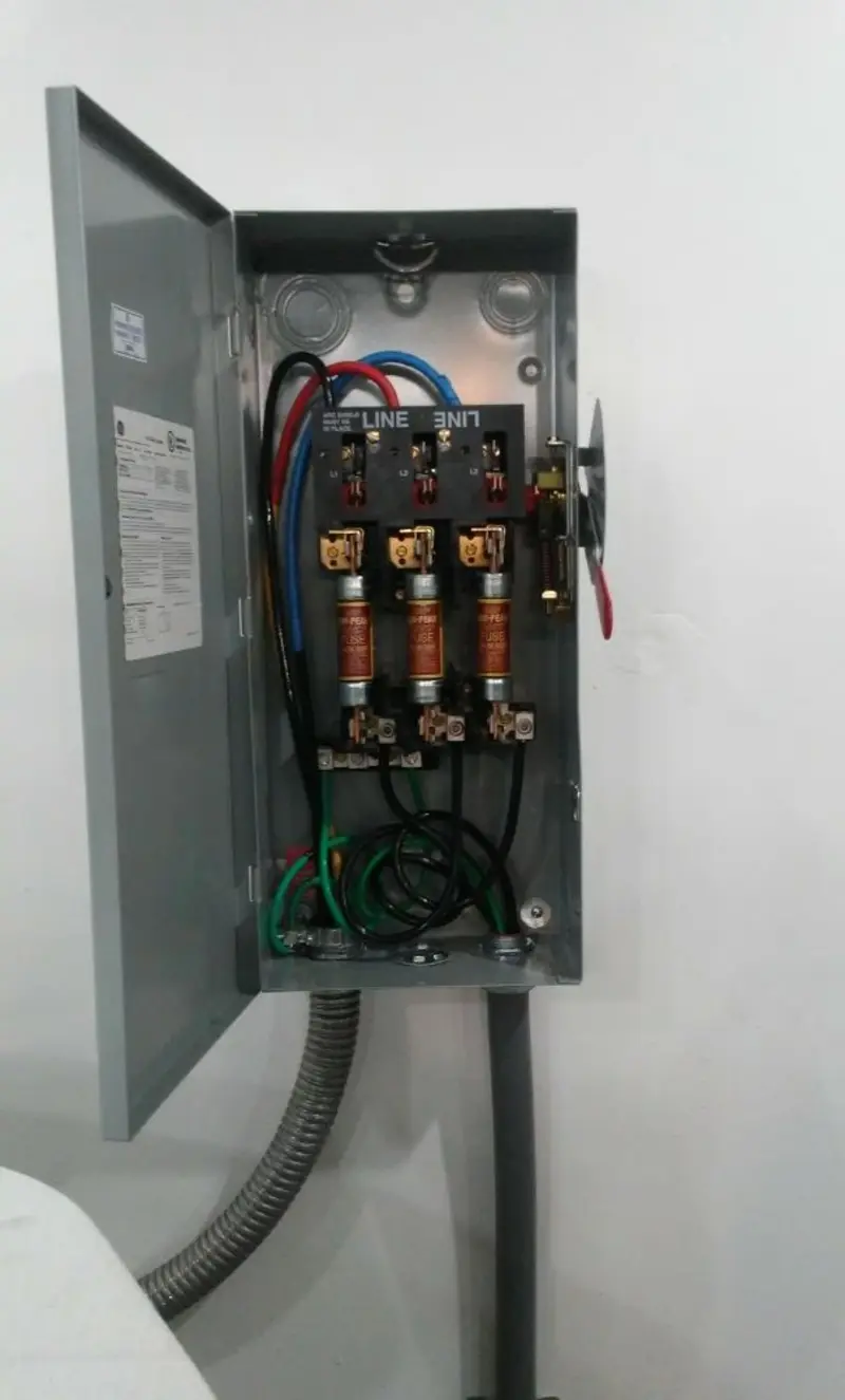 Three-phase disconnect switch installed for Electrical Wiring & Rewiring in Somerdale